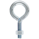 Hampton 1/2 in. X 4 in. L Zinc-Plated Steel Eyebolt Nut Included, Pack of 5