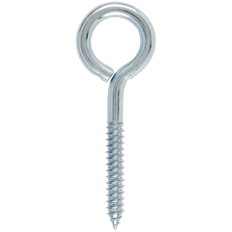 Hampton 7/16 in. X 5-1/4 in. L Zinc-Plated Steel Lag Thread Eyebolt, Pack of 10