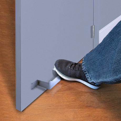 Tell 2 in. L Satin Silver Stainless Steel Hands-Free Door Pull