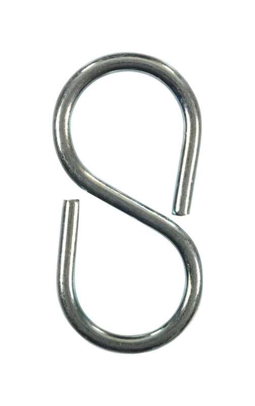 Ace Small Zinc-Plated Silver Steel 2-1/8 in. L Closed S-Hook 25 lb 3 pk, Pack of 5
