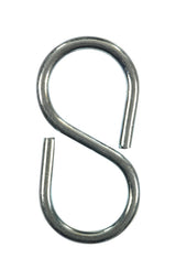 Ace Small Zinc-Plated Silver Steel 2-1/8 in. L Closed S-Hook 25 lb 3 pk, Pack of 5