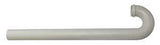 Plumb Pak PP66-12W Floor Tube, 1-1/2 in, Slip-Joint, Plastic, White