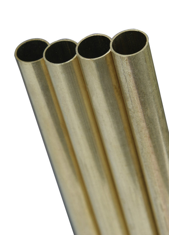 K&S 1/16 in. D X 36 in. L Round Brass Tube 1 pk, Pack of 5