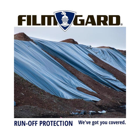 Film-Gard Plastic Sheeting 4 mil X 16 ft. W X 100 ft. L Polyethylene Black 1 pk