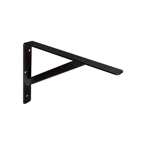 Knape & Vogt 208 Black Steel Super Duty Bracket 12 in. L 1200 lb, Pack of 10