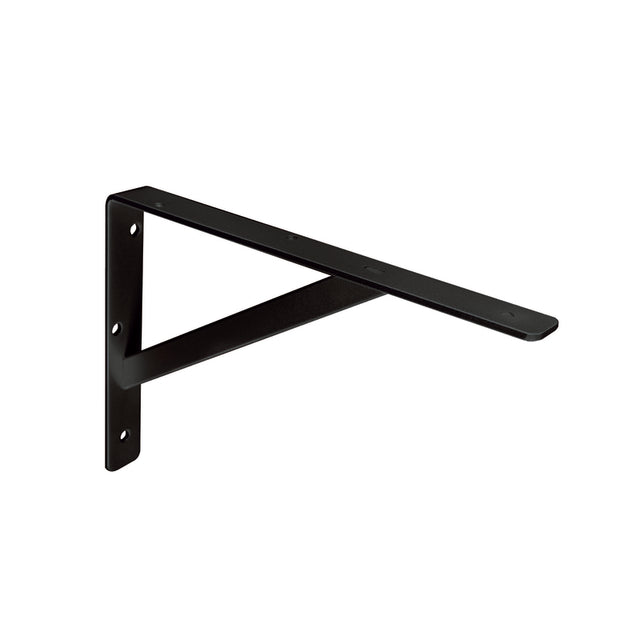 Knape & Vogt 208 Black Steel Super Duty Bracket 12 in. L 1200 lb, Pack of 10