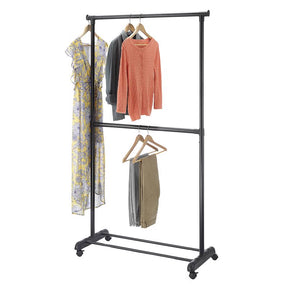 Whitmor 70.25 in. H X 37.25 in. W X 18.5 in. L Metal Adjustable Garment Rack