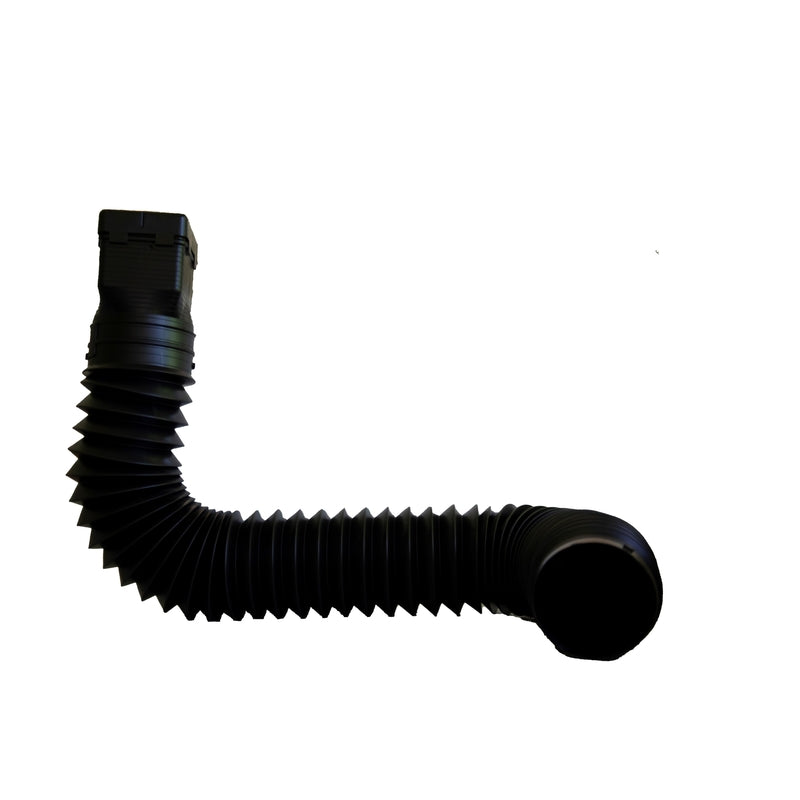 Spectra Metal 55 in. H X 3 in. W X 4 in. L Black Plastic Downspout Extension, Pack of 15