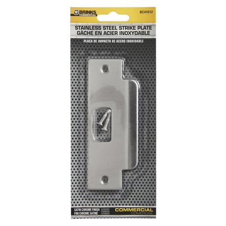 Brinks Satin Stainless Steel Latch Strike 1 pk