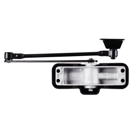 Brinks Residential Matte Black Steel Hydraulic Door Closer