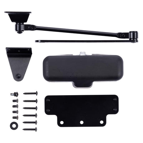 Brinks Residential Matte Black Steel Hydraulic Door Closer