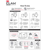 3M Claw Silver Drywall Picture Hanger 45 lb 1 pk
