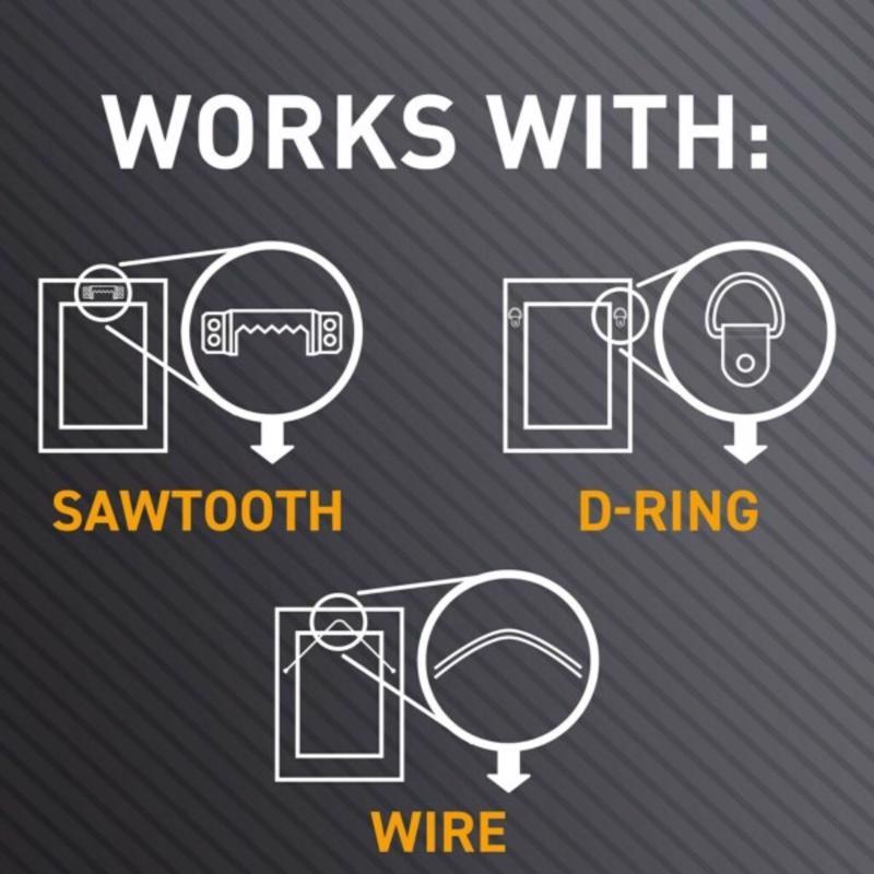 3M Claw Silver Drywall Picture Hanger 45 lb 3 pk