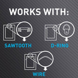 3M Claw Silver Drywall Picture Hanger 15 lb 5 pk