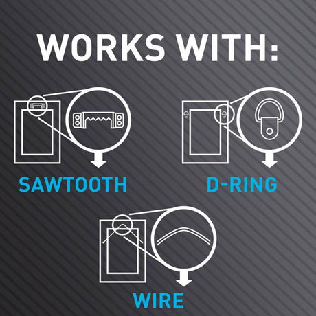 3M Claw Silver Drywall Picture Hanger 15 lb 5 pk