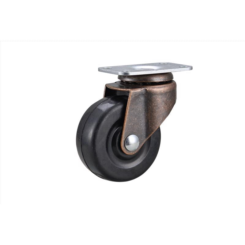 Projex 2 in. D Swivel Rubber Caster 80 lb 2 pk