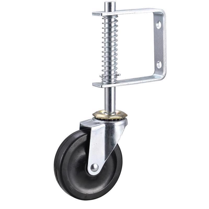 Shepherd Hardware 4 in. D Swivel Hard Rubber Gate Caster 125 lb 1 pk