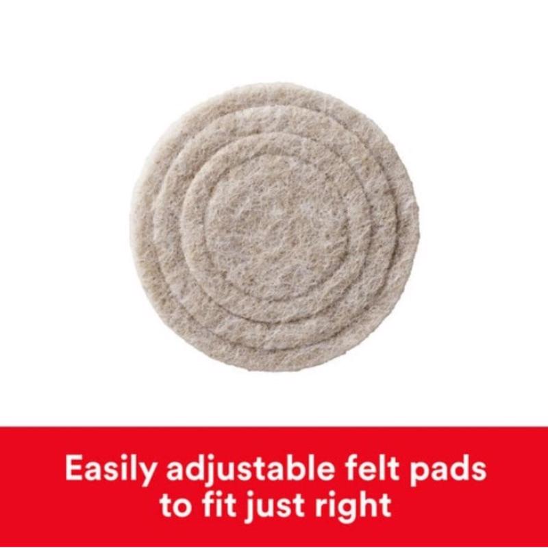 3M Scotch Felt Self Adhesive Protective Pad Beige Round 1.5 in. W 1 pk, Pack of 6