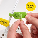 Wrap-It Cable Labels 2.25 in. L Assorted Polypropylene Cable Labels, Pack of 3