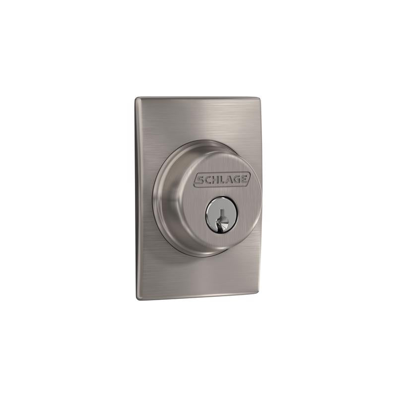 Schlage Century Satin Nickel Metal Deadbolt