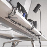 Wrap-It Cable Clams 5 in. L Gray Nylon Cord Organizer Strip