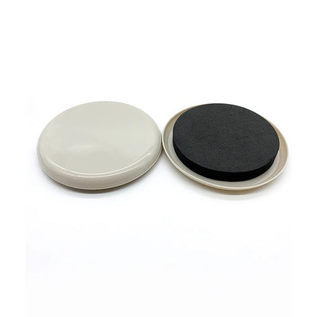 Projex Beige 3-1/2 in. Adhesive Carpet Sliding Discs 4 pk