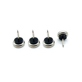 Projex Silver 7/8 in. Nail-On Nickel Chair Glide 4 pk
