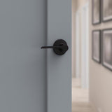 Kwikset Ladera Matte Black Half-Dummy Lever Right Handed