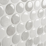 Smart Tiles 8.95 in. W X 8.97 in. L Gray Glazed Vinyl Adhesive Wall Tile 4 pc, Pack of 6