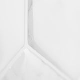 Smart Tiles 9.56 in. W X 10.61 in. L White Glazed Vinyl Adhesive Wall Tile 4 pc, Pack of 6