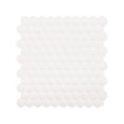 Smart Tiles 8.95 in. W X 8.98 in. L White Glazed Vinyl Adhesive Wall Tile 4 pc, Pack of 6