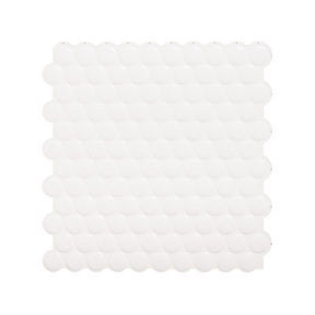 Smart Tiles 8.95 in. W X 8.98 in. L White Glazed Vinyl Adhesive Wall Tile 4 pc, Pack of 6