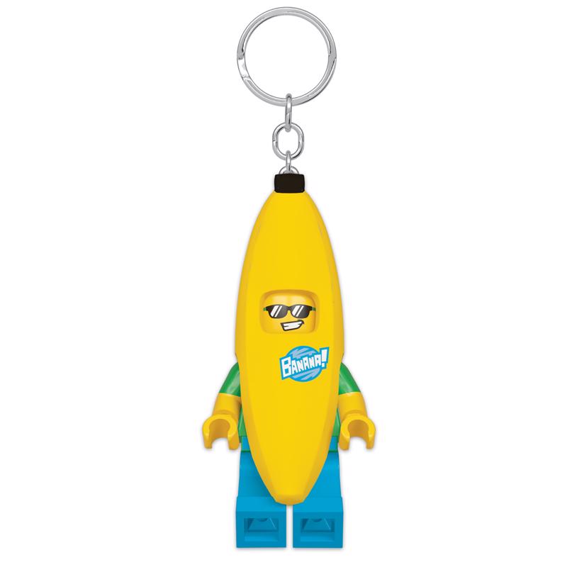 LEGO Classic Plastic Multicolored Banana Keychain Light