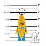 LEGO Classic Plastic Multicolored Banana Keychain Light