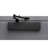 Brinks Commercial Matte Black Metal Hydraulic Adjustable Door Closer Grade 1