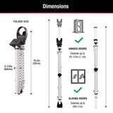 Master Lock Steel Indoor Security Bar