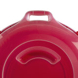 Sterilite Clear/Red Wreath Storage Box 7.5 in. H X 28.38 in. W X 25.25 in. D, Pack of 6