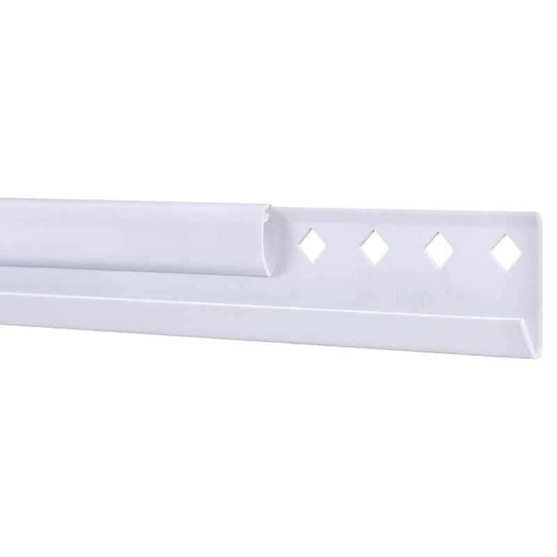 Organized Living Freedom Rail 2.25 in. H X 0.5 in. W X 24 in. L Epoxy Coated Steel Hanging Rail