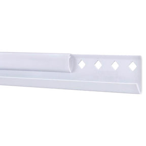 Organized Living Freedom Rail 2.25 in. H X 0.5 in. W X 24 in. L Epoxy Coated Steel Hanging Rail