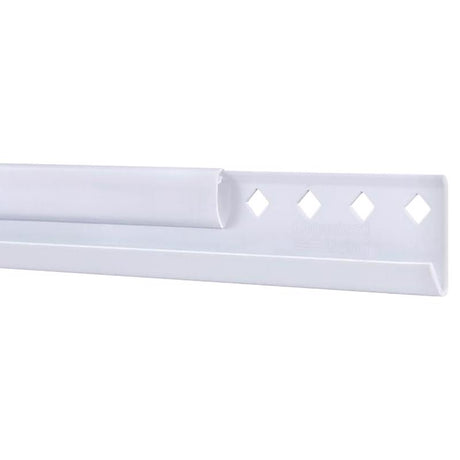 Organized Living Freedom Rail 2.25 in. H X 0.5 in. W X 24 in. L Epoxy Coated Steel Hanging Rail