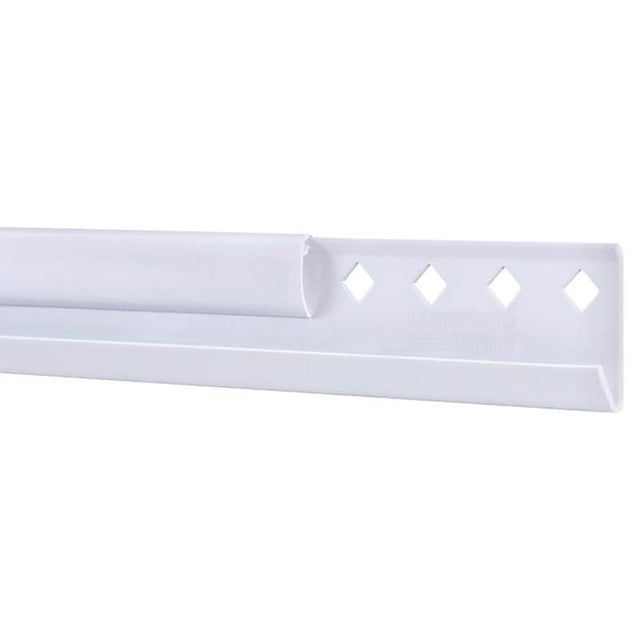 Organized Living Freedom Rail 2.25 in. H X 0.5 in. W X 24 in. L Epoxy Coated Steel Hanging Rail