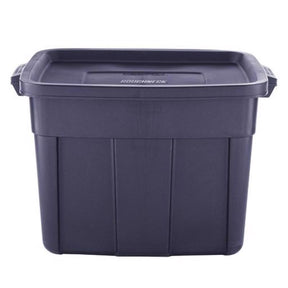 Rubbermaid Roughneck 18 gal Navy Storage Box 16.375 in. H X 15.875 in. W X 23.875 in. D Stackable, Pack of 6