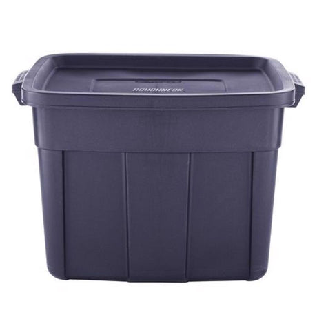 Rubbermaid Roughneck 18 gal Navy Storage Box 16.375 in. H X 15.875 in. W X 23.875 in. D Stackable, Pack of 6