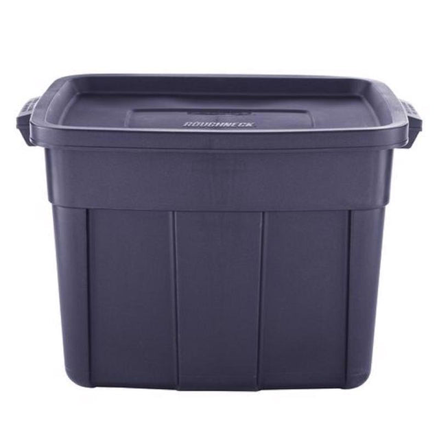 Rubbermaid Roughneck 18 gal Navy Storage Box 16.375 in. H X 15.875 in. W X 23.875 in. D Stackable, Pack of 6