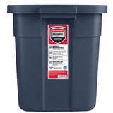 Rubbermaid Roughneck 18 gal Navy Storage Box 16.375 in. H X 15.875 in. W X 23.875 in. D Stackable, Pack of 6