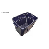 Rubbermaid Roughneck 18 gal Navy Storage Box 16.375 in. H X 15.875 in. W X 23.875 in. D Stackable, Pack of 6