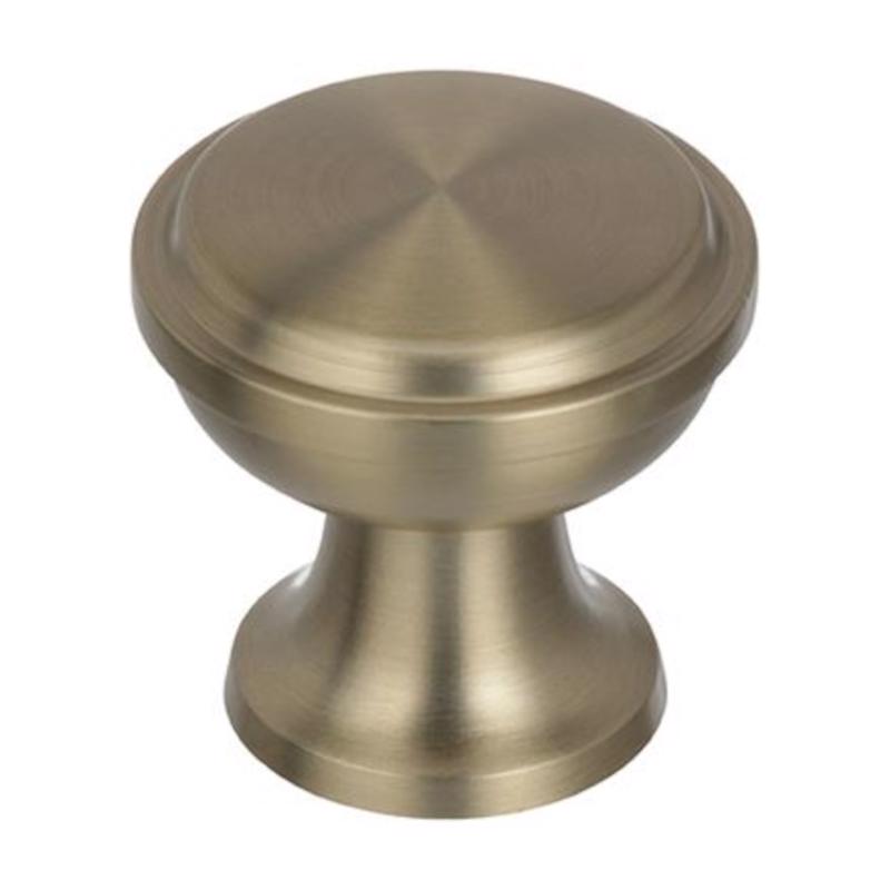 Amerock Westerly Round Cabinet Knob 1-3/16 in. D 1-3/16 in. Golden Champagne 1 pk, Pack of 25