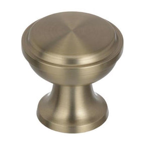 Amerock Westerly Round Cabinet Knob 1-3/16 in. D 1-3/16 in. Golden Champagne 1 pk, Pack of 25