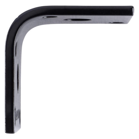 Hampton 1.5 in. H X 1.65 in. W X 1/8 in. D Black Steel Inside/Outside Brace