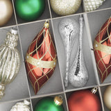 Whitmor Clear/Red Ornament Storage Bag 12 in. H X 12 in. W X 12 in. D, Pack of 6